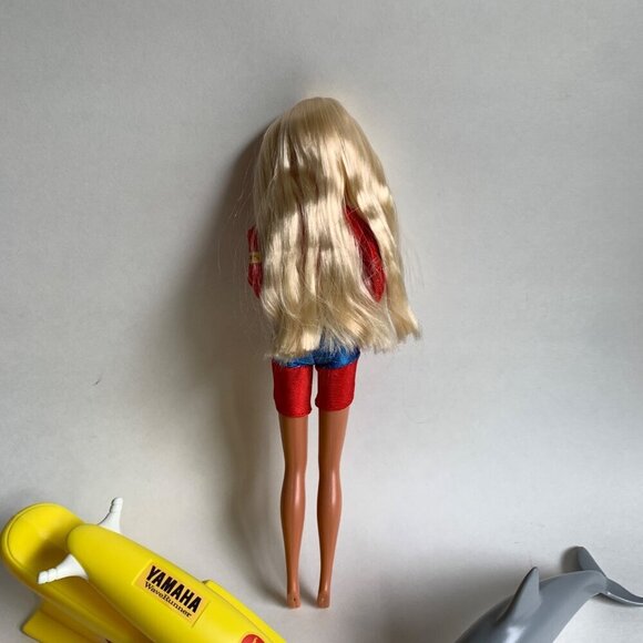 Mattel Barbie Baywatch Doll With WaveRunner Dolphin & Accessories - Picture 6 of 6